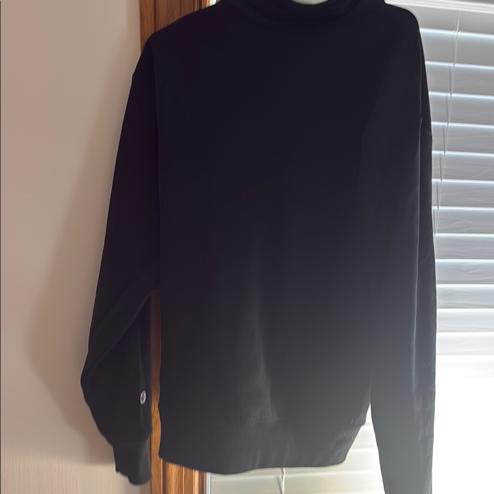 Champion Black Quarter-Zip Sweatshirt - Picture 2 of 3